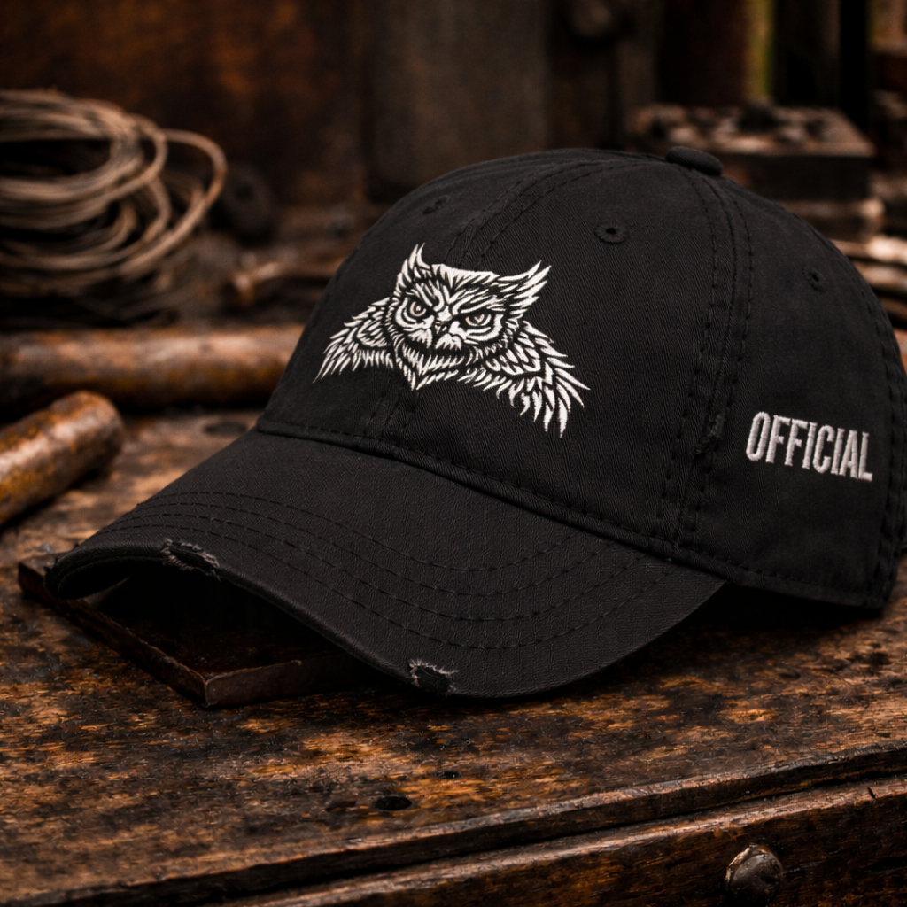 NUFF SAID OWL HAT - EMBROIDERED