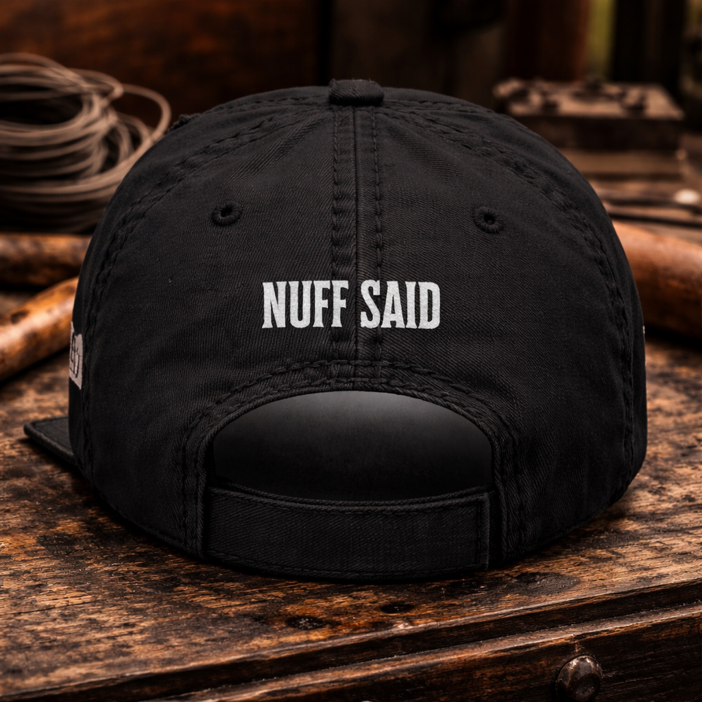 NUFF SAID OWL HAT - EMBROIDERED