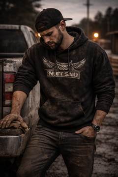 NUFF SAID Owl Hoodie | Earned, Not Given
