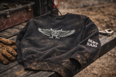 Embroidered Owl | Premium Crewneck