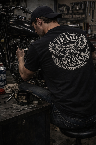 I Paid My Dues T Shirt (Back Print Edition)