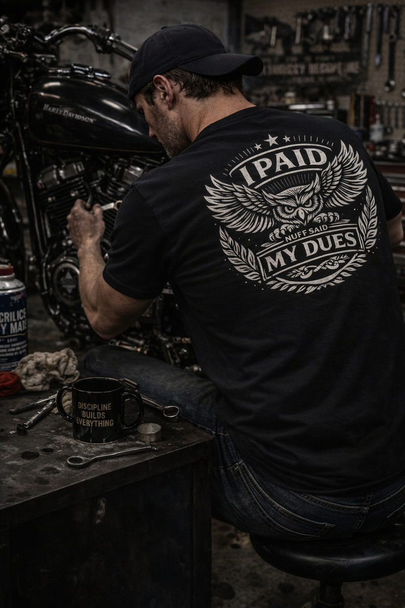 I Paid My Dues T Shirt (Back Print Edition)